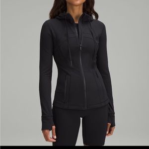 NWT lululemon black hooded define jacket nulu